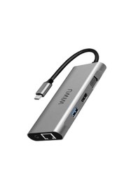 Resim WIWU Alpha 11312h 11 In 1 Type-c Hub Hdmı 4k + Vga + Rj45 Ethernet + Aux Çoğaltıcı Dönüştürücü 