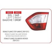 Resim PLEKSAN 3803 STOP LAMBASI İÇ SOL FLUENCE 10- 