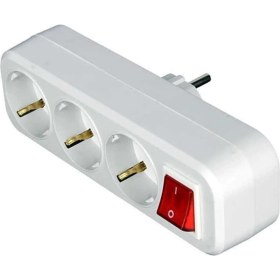 Resim Ayka Üçlü Anahtarlı Golyat Fiş Priz Ay-Ka 