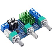 Resim Yüksek Performanslı TPA3116D2 Çift Kanallı Amplifikatör Kartı, 2x50W, 12-24V Desteği, Geliştirilmiş Ses Efektleri için DIY Hoparlör Ses Güçlendirici - Mavi 
