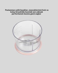 Resim Sebze Soğan Doğrayıcı Manuel Güçlü Gövdeli Pembe 