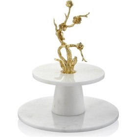 Resim Evza Modern İkikatlı Sunumlukbeyaz 27 27 31,5 Cm 