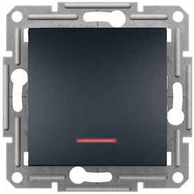 Resim Schneider Electric Eph1400171 Asfora Plus Antrasit Işıklı Anahtar Çerçevesiz 