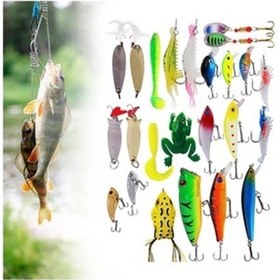 Resim Lijinxu Balıkçılık Yemi Advent Takvimi Kaşıklar Takımı 