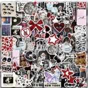 Resim 100 adet Retro Y2K Şehir Merkezinde Kız Stickerları Vintage Sevimli Estetik Stickerlar Komik Aşk Karikatür Sanat Havalı Etiketler Paketi Dekorasyon Yetişkinler için Valiz DIY Bagaj Parti Hediyesi 