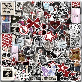 Resim 100 adet Retro Y2K Şehir Merkezinde Kız Stickerları Vintage Sevimli Estetik Stickerlar Komik Aşk Karikatür Sanat Havalı Etiketler Paketi Dekorasyon Yetişkinler için Valiz DIY Bagaj Parti Hediyesi 