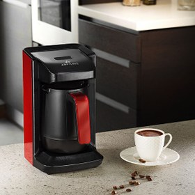 Resim Aryıldız Cafe Turc Kahve Makinesi Kırmızı 