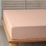 Resim English Home Çift Kişilik Lastikli Çarşaf 160x200 cm Yavruağzı 