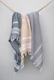 Resim Recycle Geri Dönüşümlü İplikten Peştemal Lacivert - Lacivert / 90x155 