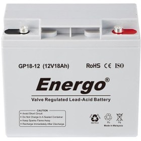 Resim ENERGO Gp18-12 12 Volt 18 Ah Battery Akü Özellikleri 