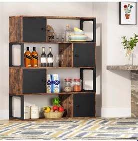 Resim Zizuva Tasarım Dolaplı Kitaplık 