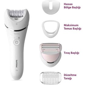 Resim Philips BRE710/05 Islak Kuru Epilatör 