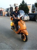 Resim Motocam Yuki Gelato Siperlik Ön Cam 2023 2024 Model 43cm Şeffaf Renkli 4mm Aparatsızdır 