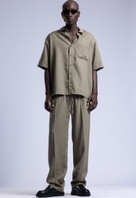 Resim Keten Pantolon 