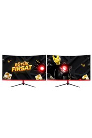 Resim RAMTECH BİLGİSAYAR RG540-1080 M165 Duo İ5-4570 16gb Ram 480gb SSD RX550 23,6inç Curved Çift Monitörlü Oyuncu PC 
