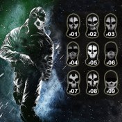 Resim MEROMIBE 1 adet Ghost Skull Balaclava Yüz Maskesi - Sıcak Sporlar, Cadılar Bayramı Kostümü ve Açık Hava Aktiviteleri için Nefes Alabilen, Rüzgar Geçirmez Tam Yüz Kapak, Erkekler ve Kadınlar için Ayarlanabilir Uyum, Sıcak Sporlar için Ayarlanabilir Uyum 