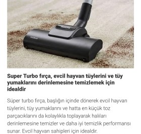 Resim Philips Marathon Seri Süperturbo Fırçalı Premium Toz Torbasız Süpürge, Hepa Alerjik Filtreli, Onerous Lambader Hediye 