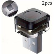 Resim Besthome1 Beyaz 2li Mini Usb Led Araç Iç Aydınlatma Çok Renkli Mod Ofis Için Kompakt 
