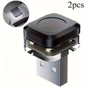 Resim Besthome1 Beyaz 2li Mini Usb Led Araç Iç Aydınlatma Çok Renkli Mod Ofis Için Kompakt 