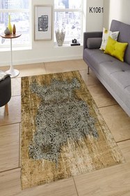 Resim Yatak Odası Halısı Dekhera K4061 - 100X300 / Deri Taban 