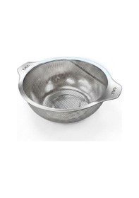 Resim Çelik Süzgeç Kulplu Paslanmaz Makarna Süzgeci 18 Cm Gri 