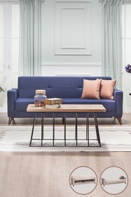 Resim Modalife Star Üçlü Kanepe Yataklı/sandıklı - Lacivert 