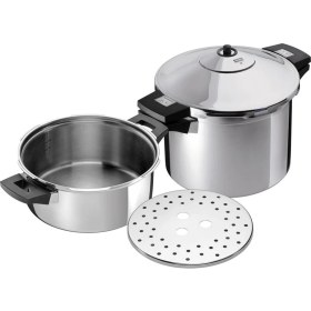 Resim Kuhn Rikon 3014 Duromatic Inox 8 + 4 Litre Düdüklü Tencere Seti 