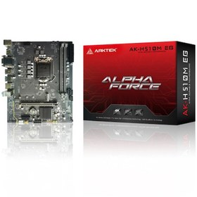 Resim ALPHA FORCE, AK-H510M EG VS, 2xDDR4, M.2, 2x HDMI, DP, 10-11.Nesil, LGA1200 Soket, Anakart 