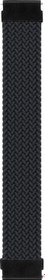 Resim Amazfit Bip 3 Kordon, (Large Size, 165mm) Braided Solo Loop Band Siyah 