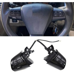 Resim Parallax Direksiyon Simidi Ses Kontrol Düğmesi Seyir Anahtarı Parlak Siyah (Yurt Dışından) 