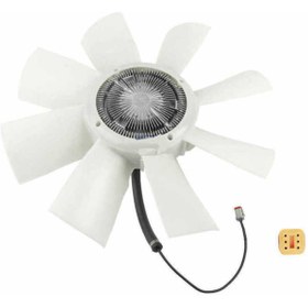 Resim BEHR Fan Komple Pervaneli 8 Kanat 6 Fiş Scanıa 1856995-1453967 (734-321) Uyumlu 