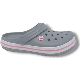 Resim Zerhan Cflex 145 Buz Gri - Beyaz - Pembe Sabo Terlik Sandalet Gri 