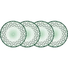 Resim Storemax Glas Sorrento Tabak 4 Adet Çap:16 cm Yeşil 