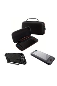 Resim Teknoroket Switch 2 Taşıma Çantası , Temperli Cam Ekran Koruyucu , Şok Emici Komple Kılıf Seti 