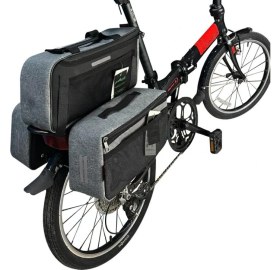 Resim Procycle Katlanır Bisiklet Termal Çanta Heybe Seti 3lü Gri 