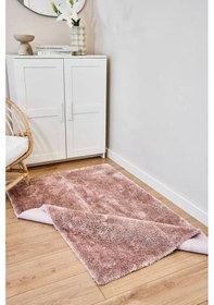 Resim Apex Halı Vega Pudra Peluş Dokulu Kaydırmaz Dekoratif Halı Pudra 