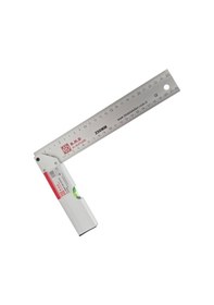 Resim Fixonic B.h.d Bhd00195 250mm/25cm Alüminyum L Marangoz Gönye/su Terazili 