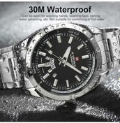 Resim Besthome1 Erkek Kol Saati Naviforce Nf9038 - Kuvars, 30m Su Geçirmez, Güneş/ay/tarih, Çelik Kordon, Gümüş-siyah Renkli Çok Renkli 