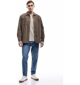Resim Koton Pamuklu Normal Bel Tapered Fit Jean Pantolon - Joe Jean Orta İndigo 6wam40022ıd İndigo 