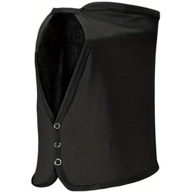 Resim Hightower Siyah Hızlı Kuruyan Nefes Alabilir Yüz Boyun Maskesi - Esnek Polyester Spor Golf Yürüyüş Seyahat Siyah 