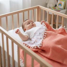 Resim grow with muslin %100 Pamuk Çok Amaçlı Çift Katlı Müslin Battaniye (80X100) 