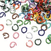 Resim 50 adet Renkli Açık Halka Bağlantı Halkaları - 1.2x10mm Demir O-Halkaları DIY Anahtarlıkları, Anahtarlık Aksesuarları ve Asma Halkaları için, Çeşitli Renkler (Pembe, Mavi, Yeşil, Sarı, Turuncu, Mor, Beyaz, Siyah, Kahverengi, Bej, Açık Mavi, Koyu Mavi, Gri, Gri) - Dayanıklı ve Şık El Sanatları, Takı Yapımı ve Anahtarlık Düzenleme, Anahtarlık Aksesuarları, El Sanatları Malzemeleri, Canlı Anahtarlık Halkaları, Dayanıklı Anahtarlık Halkaları, Profil Bağlantı, Plastik Kumaş Halkası, Alfabelik Plast 