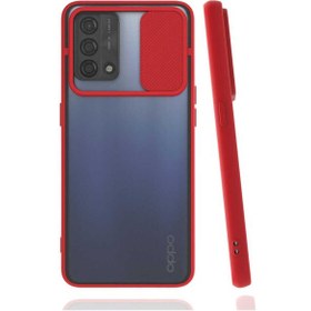 Resim Mobilefix A74 4g Kılıf Lensi Kapak - Kırmızı Kirmizi 