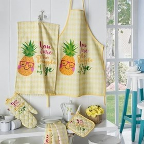 Resim MAXSTYLE Pineapple 5 Parça Mutfak Seti 