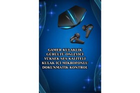 Resim Gamer Kulaklık ve Çok Kordonlu Akıllı Saat Gürültü Önleyici Gps Desteği 