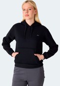 Resim Slazenger MISTY I Kadın Kapüşonlu Siyah Sweatshirt 