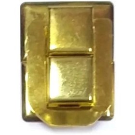 Resim HAYAT STORE Yaylı Klips, Kutu Ön Kilidi - Büyük, Sarı, 1 Adet ( Lisinya ) 