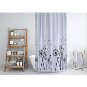 Resim Zethome Jackline Banyo Duş Perdesi 2200 Tek Kanat 1x240X200 Gri 