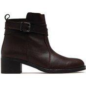 Resim Mammamia Kadın Hakiki Deri Topuklu Günlük Bot 25k D25kb-1670 Z Kahve Kahve 