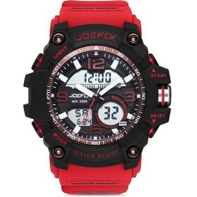 Resim Joefox Jfx1614Rd Erkek Dijital Analog Spor Kol Saati 